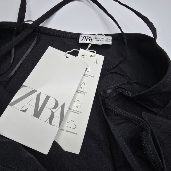 Zara Bodysuit With Large Bow Size Large NWT - Picture 5 of 7